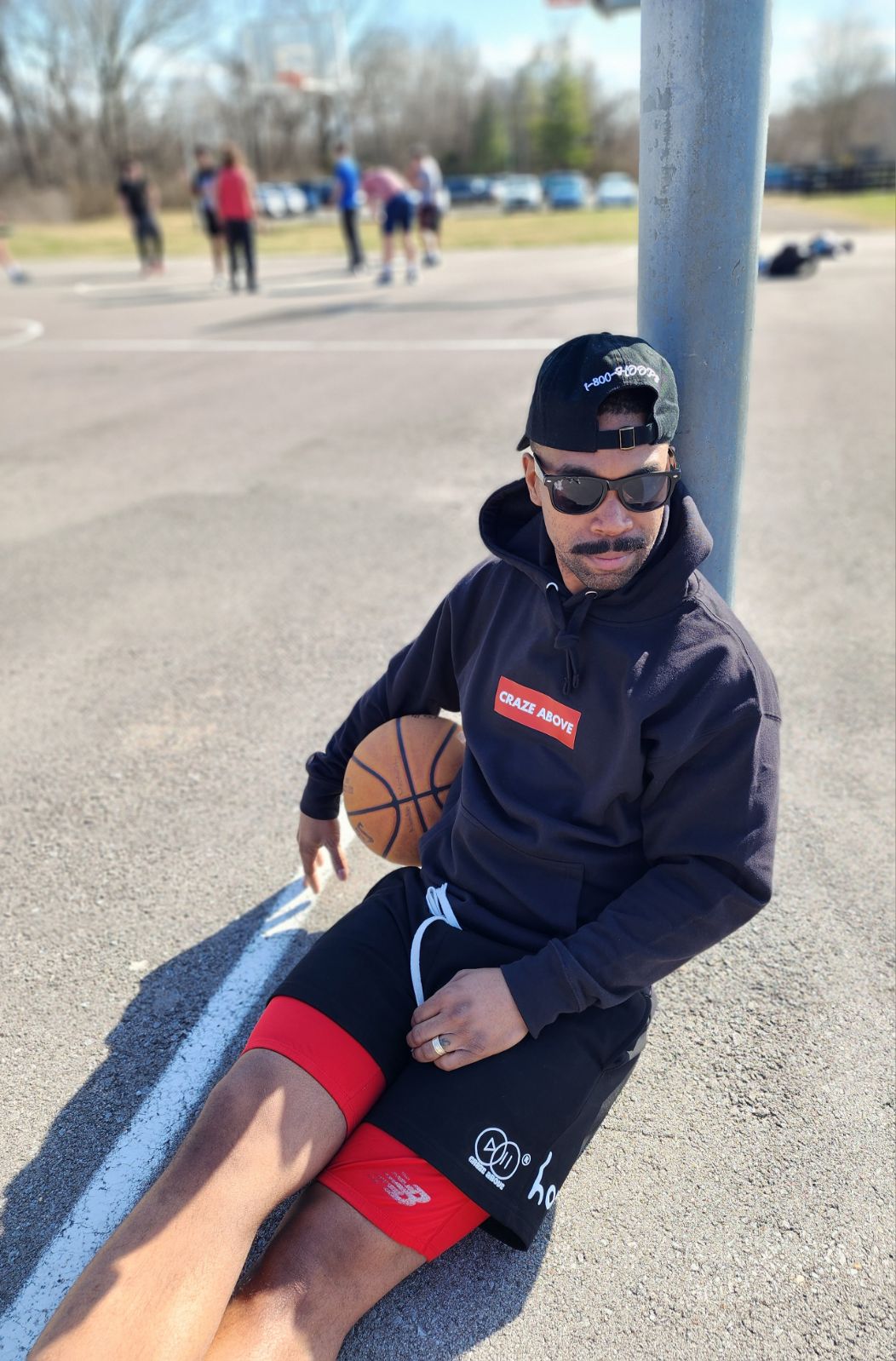 Craze Above Box Logo Hooded Sweatshirt