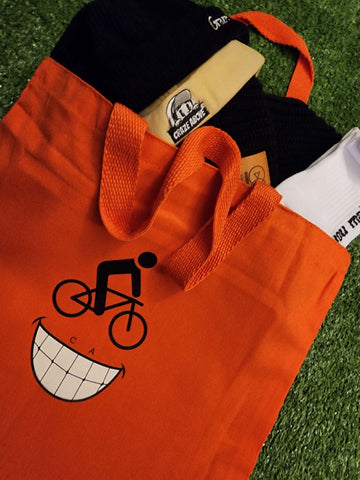 "Cycle of Smiles" Everyday Tote Bag