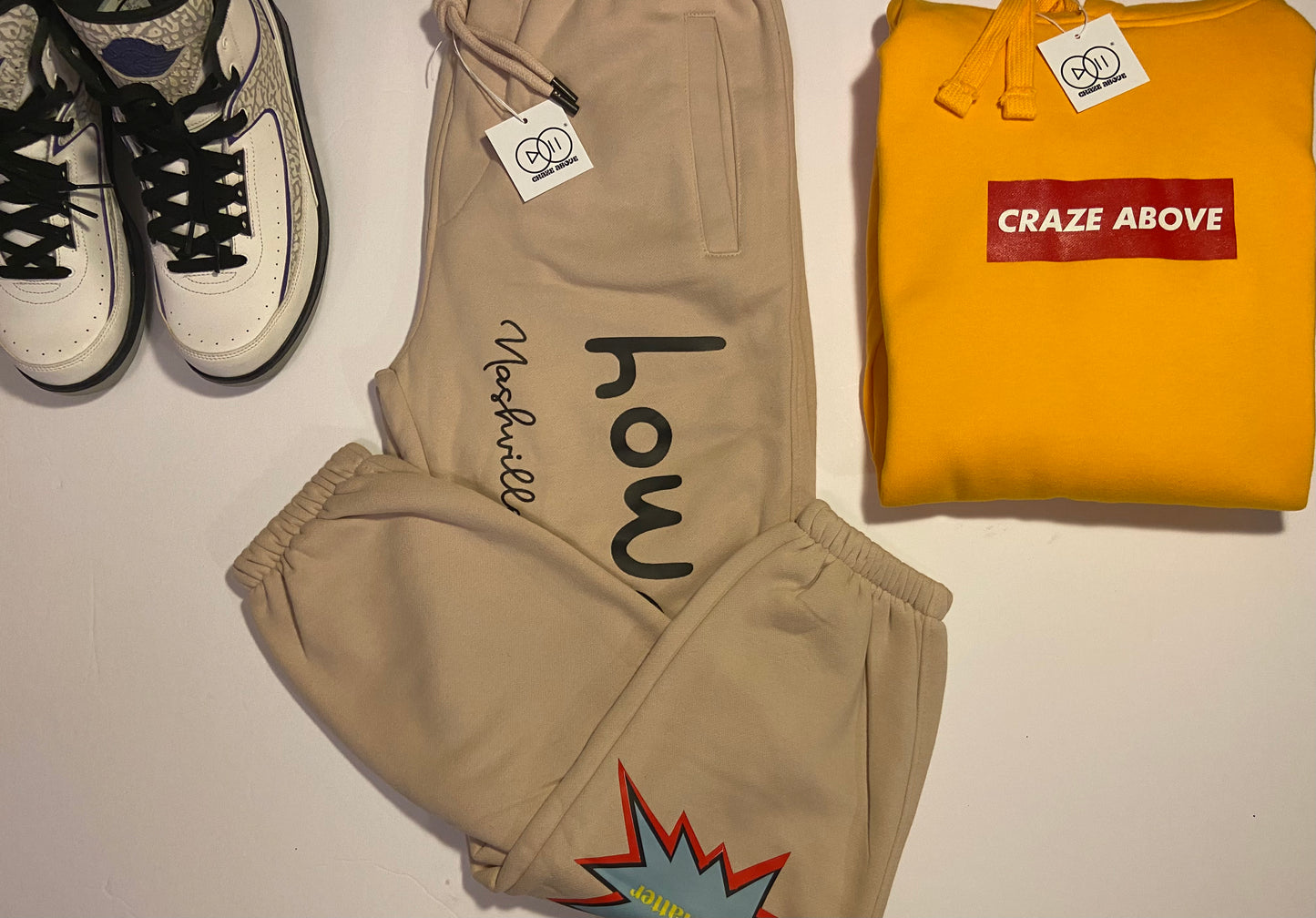 Craze Above "Brainstorm" Fleece Sweatpants